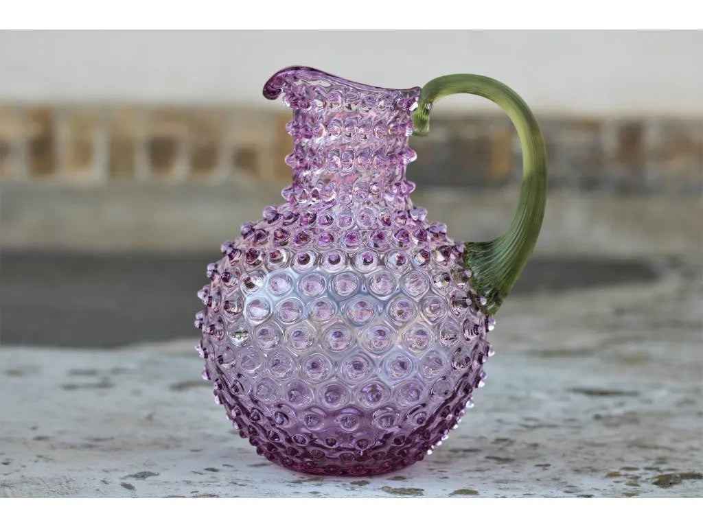 Paris Hobnail - Karaf - 2 liter - Lilla-Olijfgroen