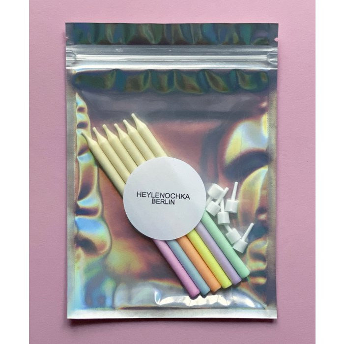 Verjaardagskaarsjes - Regenboog