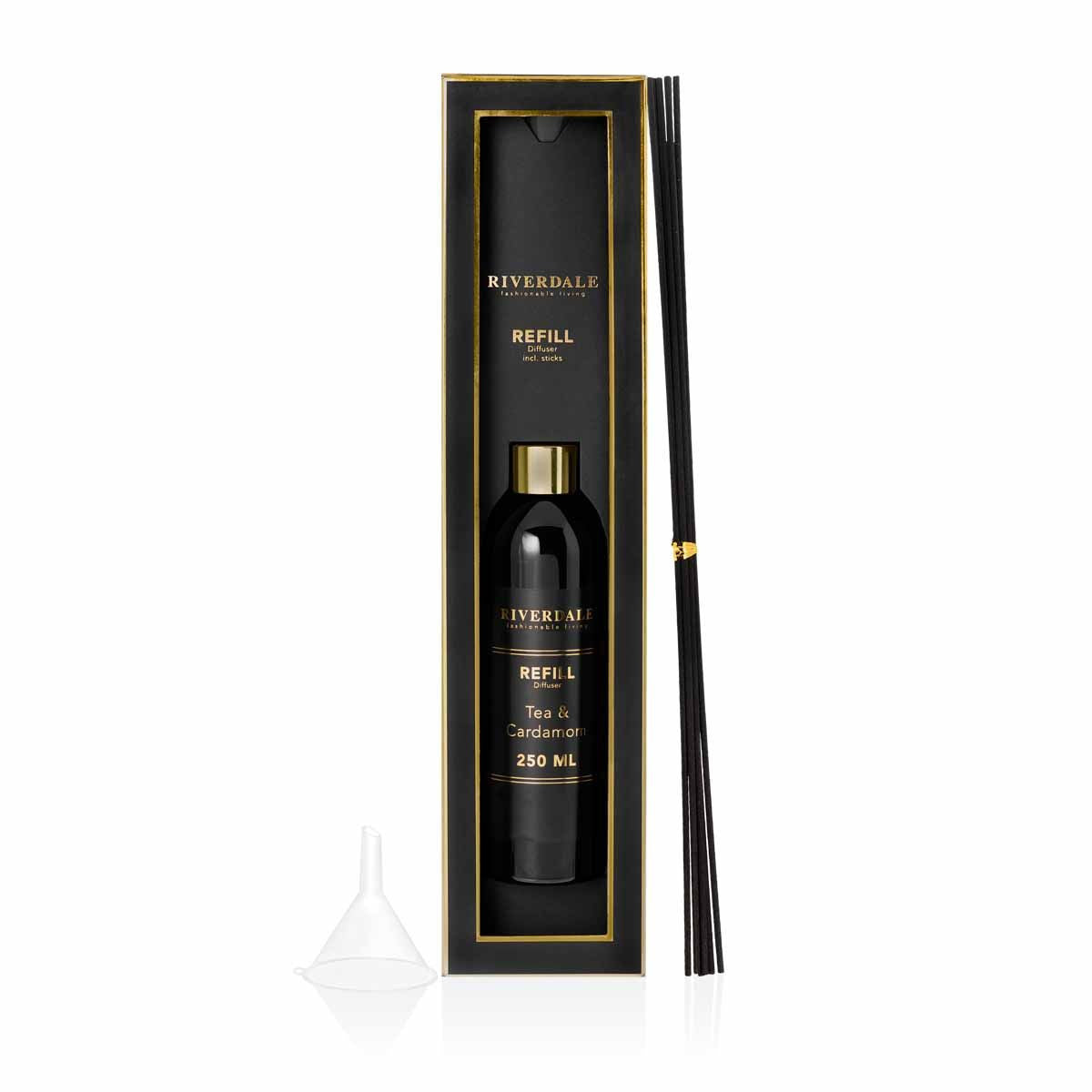 Riverdale - Geurstokjes Navulling - Tea & Cardamom 250ml