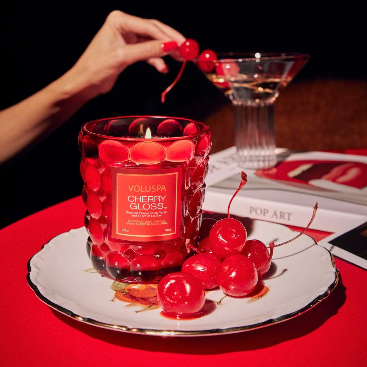 Voluspa - Cherry Gloss - Classic Candle