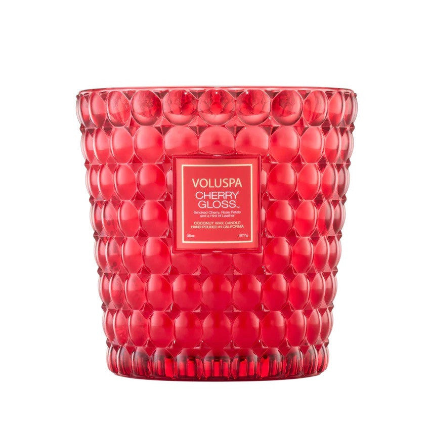 Voluspa - Cherry Gloss - 3-Wick Hearth Candle