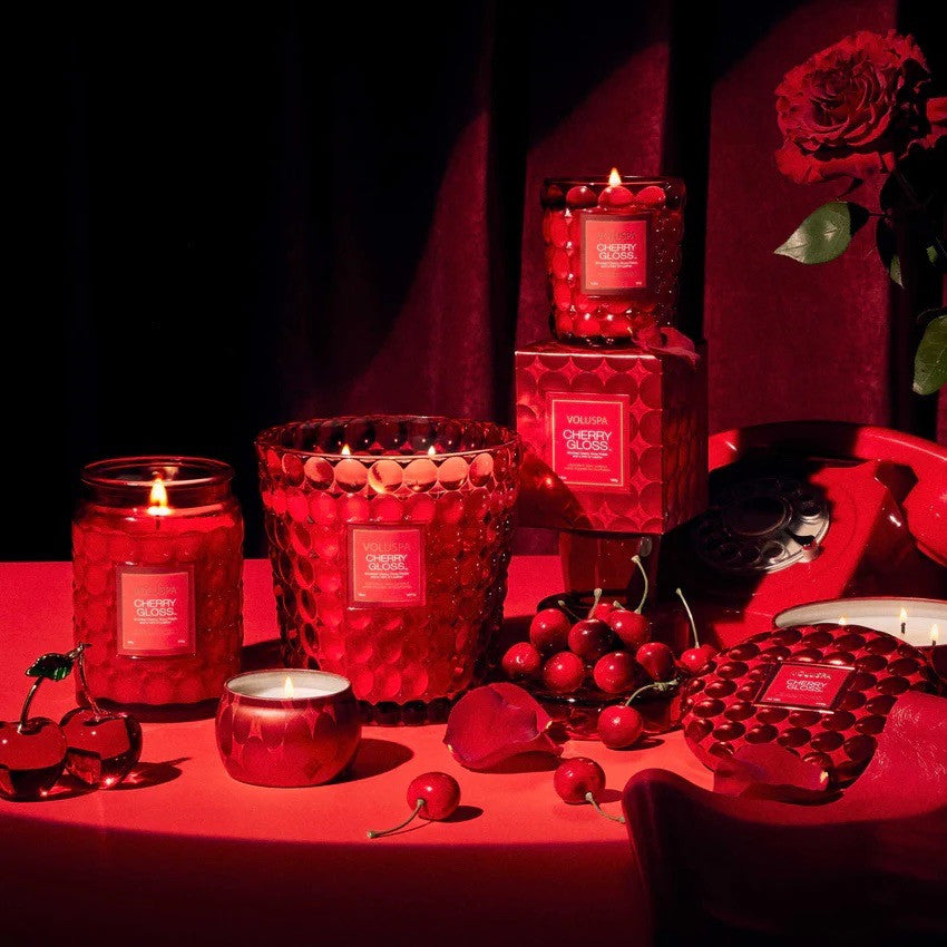 Voluspa - Cherry Gloss - 3-Wick Hearth Candle