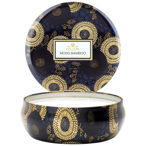 Voluspa - Moso Bamboo - 3-Wick Tin
