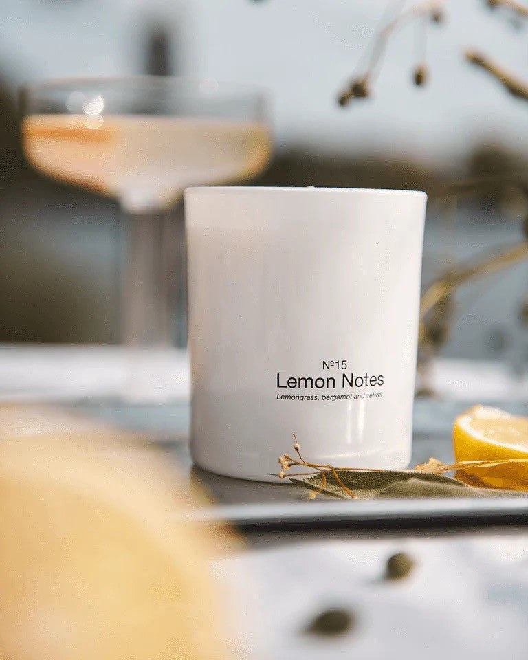 Lemon Notes - Geurkaars