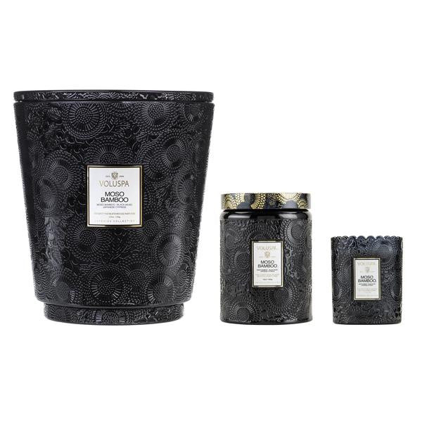 Voluspa - Moso Bamboo - 5-Wick Heart Candle