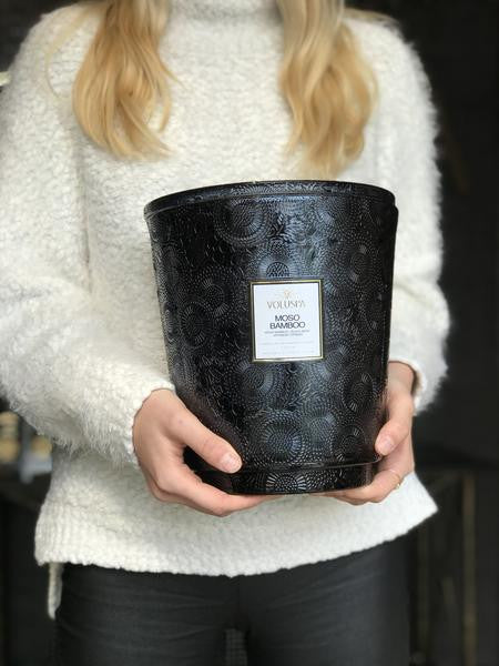 Voluspa - Moso Bamboo - 5-Wick Heart Candle
