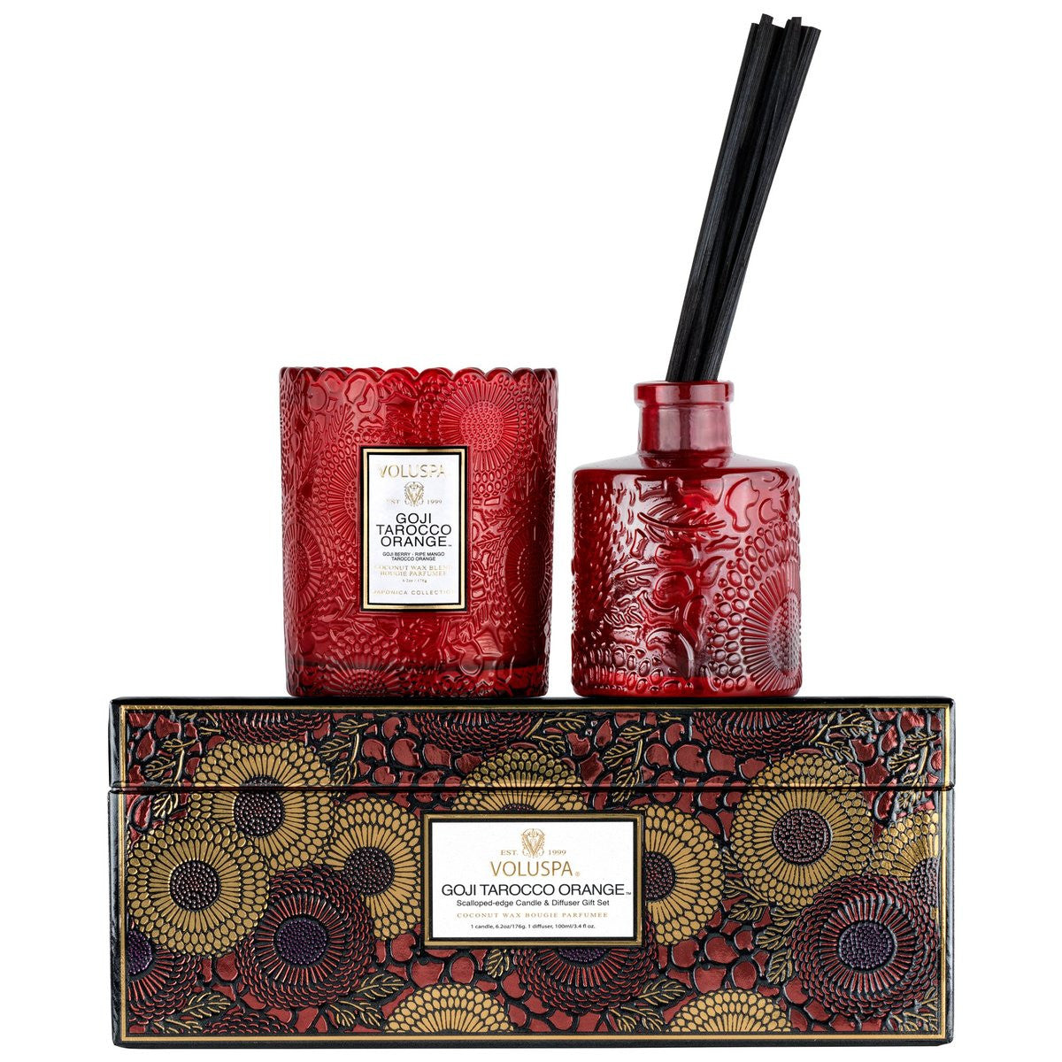 Voluspa - Goji Tarocco Orange - Giftset