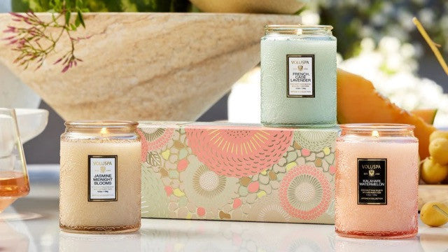 Voluspa - Geurkaarsen - Giftset Candle Trio