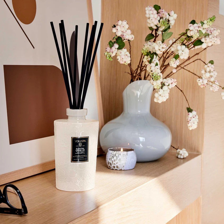 Voluspa - Santal Vanille - Geurstokjes 500ml