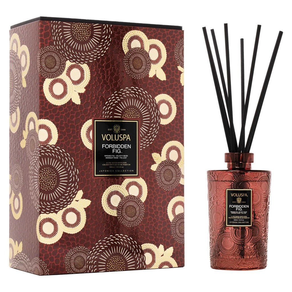 Voluspa - Forbidden Fig - Geurstokjes 500ml