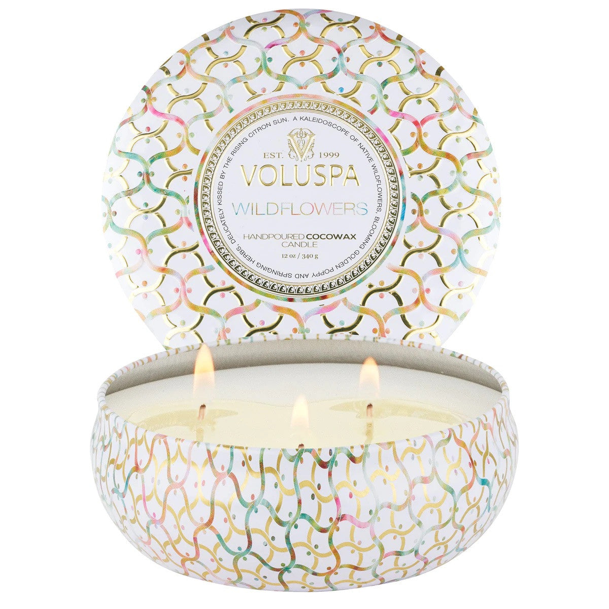Voluspa - Wildflowers - 3-Wick Tin