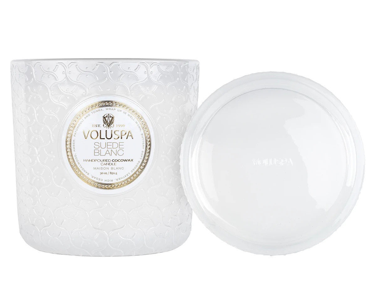 Voluspa - Suede Blanc - Luxe Candle