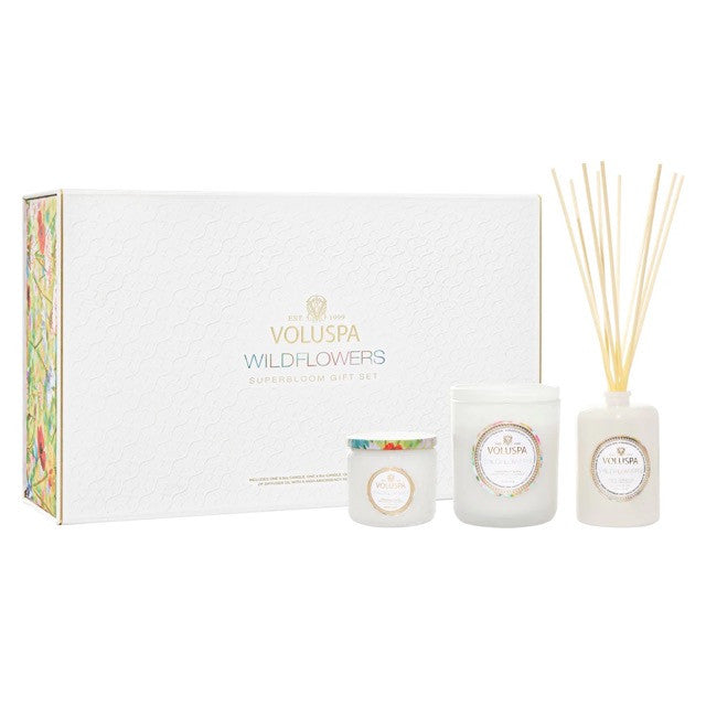 Voluspa - Wildflowers - Giftset