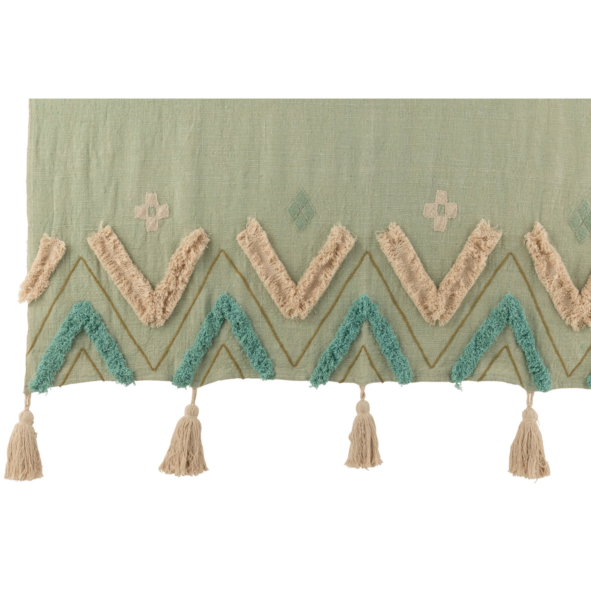 J-Line-Plaid-Zig-Zag-Groen-Blauw