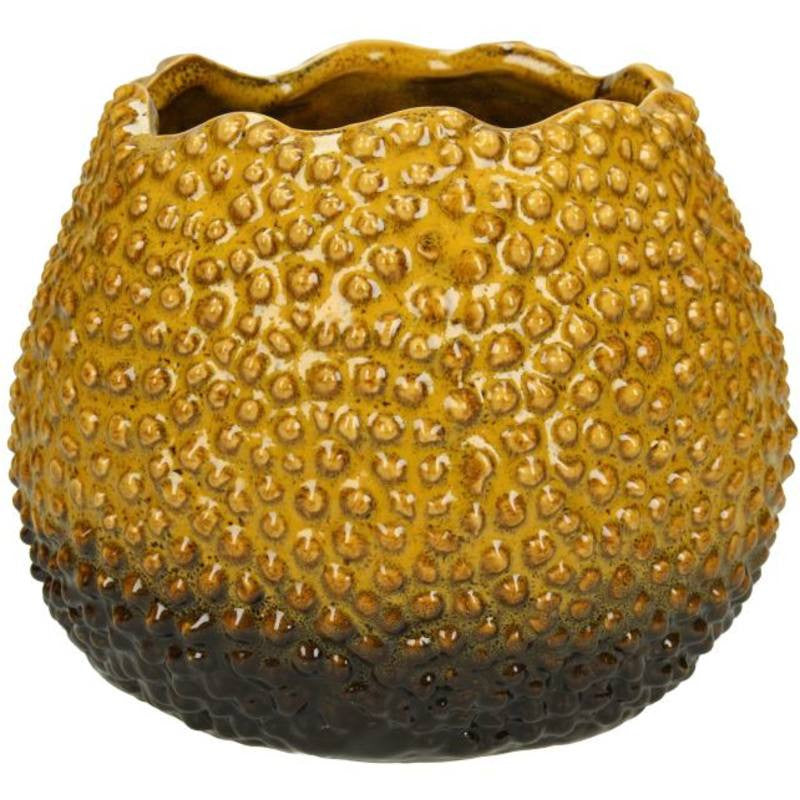 Kersten-Vaas-Bloem-Pot-Oker-Geel-1