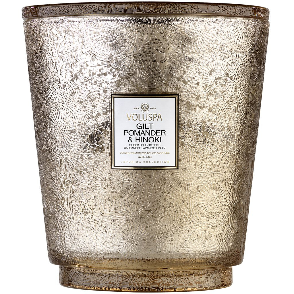 Voluspa-Gilt-Pomander-Hinoki-5-wick-Hearth-Candle