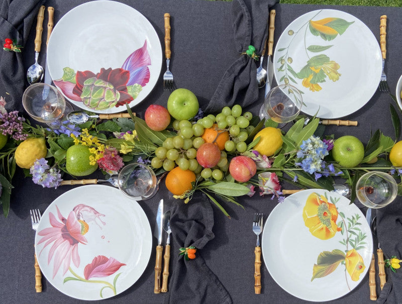 Bordy's - Botanical Wonders - Dinerborden - Set van 4
