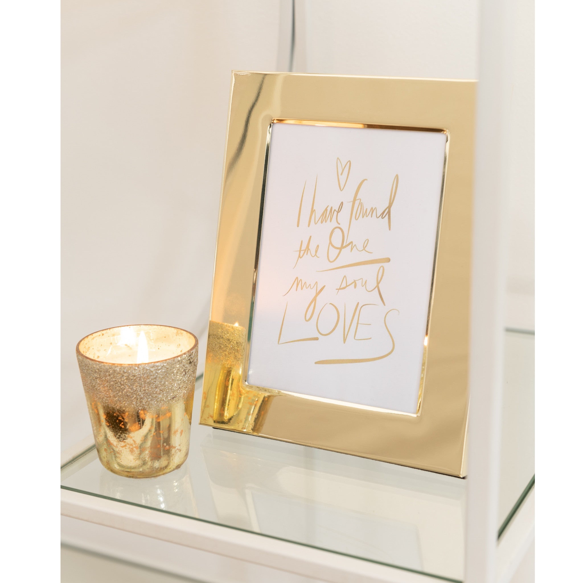 J-LINE - Geurkaars - Deluxe Goud