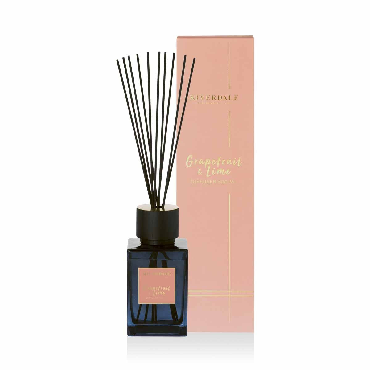 Riverdale - Geurstokjes Deluxe - Grapefruit & Lime 500ml