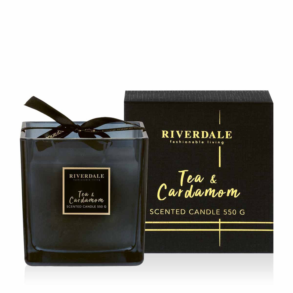 Riverdale - Geurkaars Deluxe - Tea & Cardamom 10cm