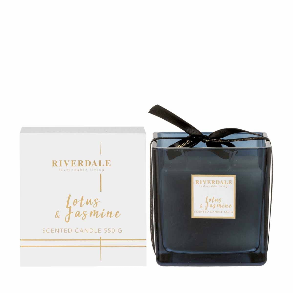 Riverdale - Geurkaars Deluxe - Lotus & Jasmine 10cm
