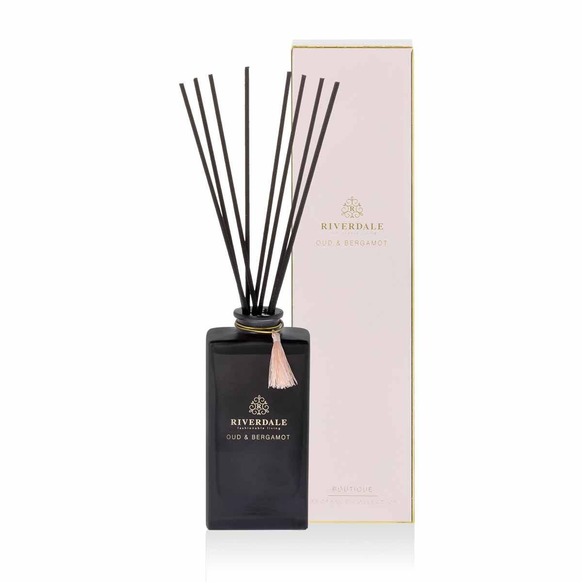 Riverdale - Geurstokjes Boutique - Oud & Bergamot 140ml