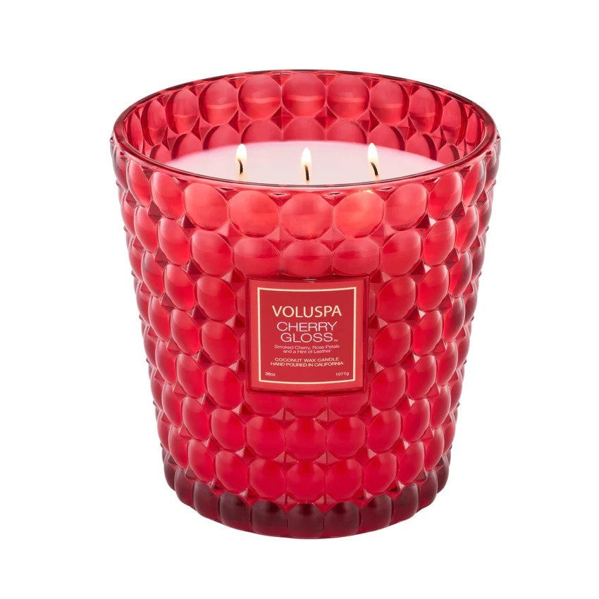 Voluspa - Cherry Gloss - 3-Wick Hearth Candle