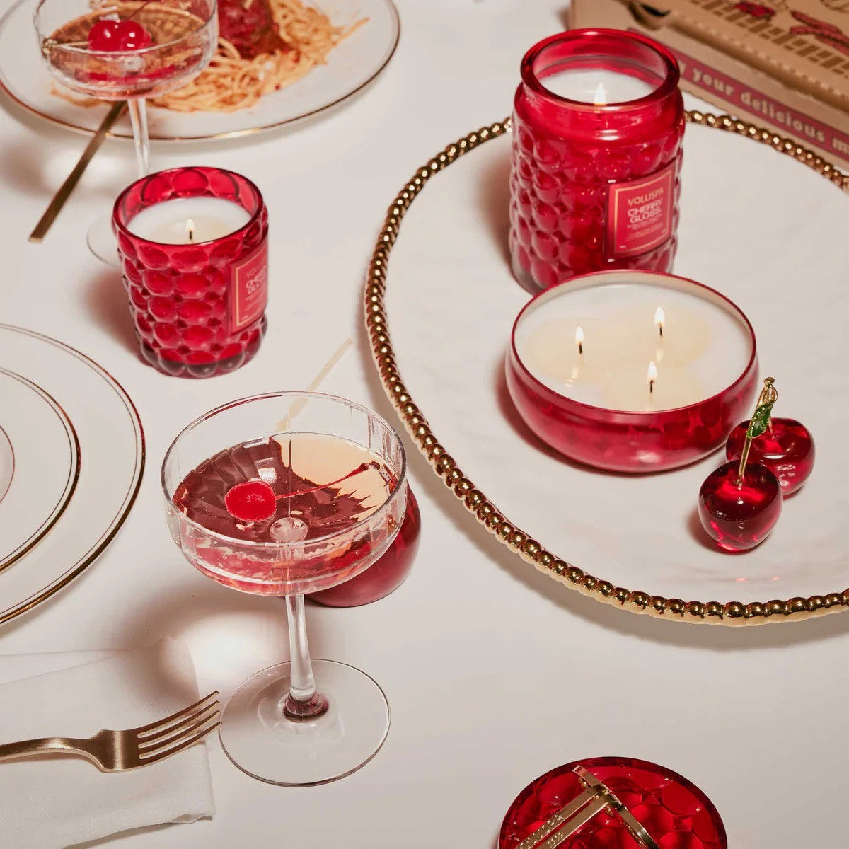 Voluspa - Cherry Gloss - 3-Wick Candle