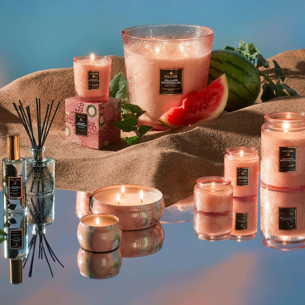 Voluspa - Kalahari Watermelon - 3-Wick Tin
