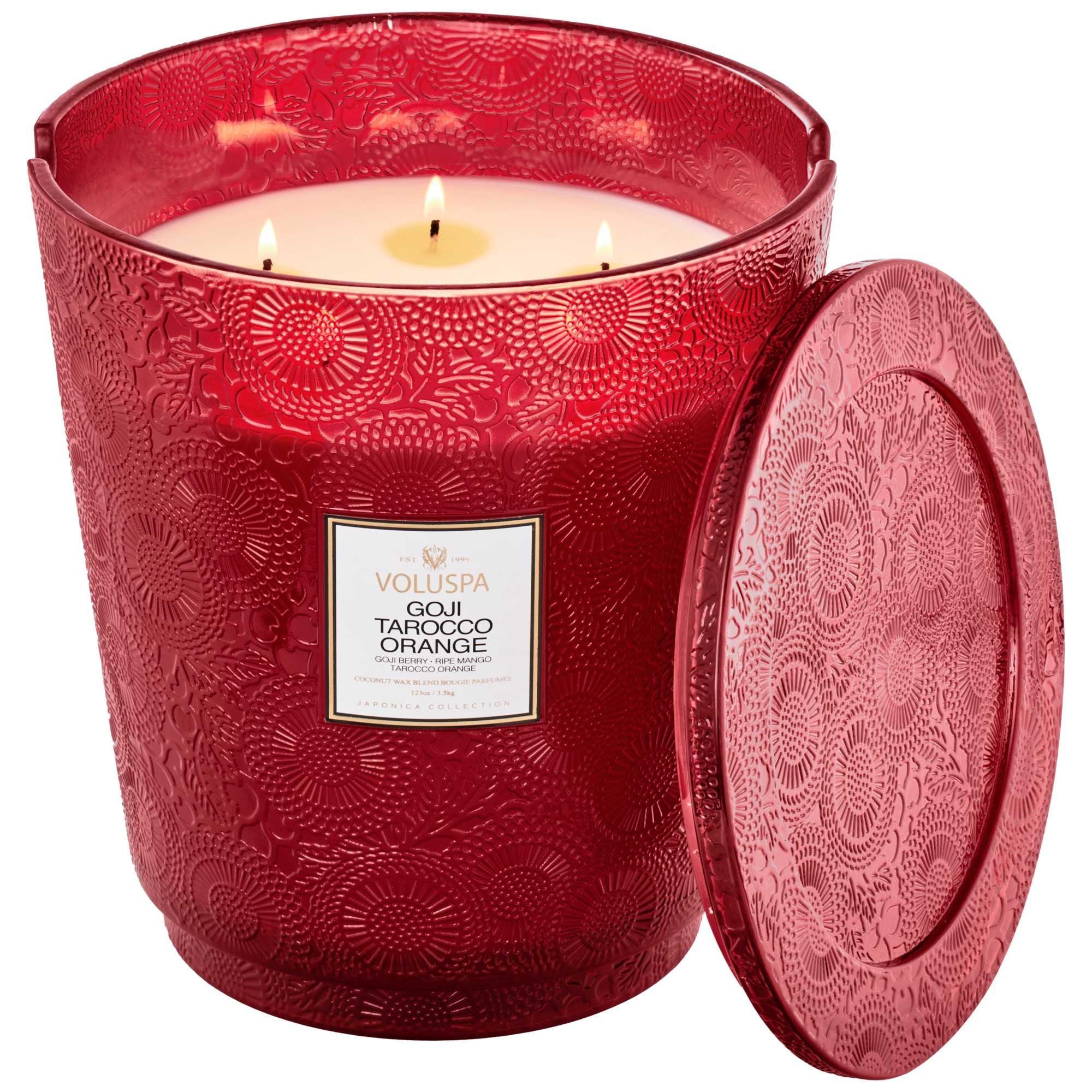 Voluspa - Goji Tarocco Orange - 5-Wick Hearth Candle