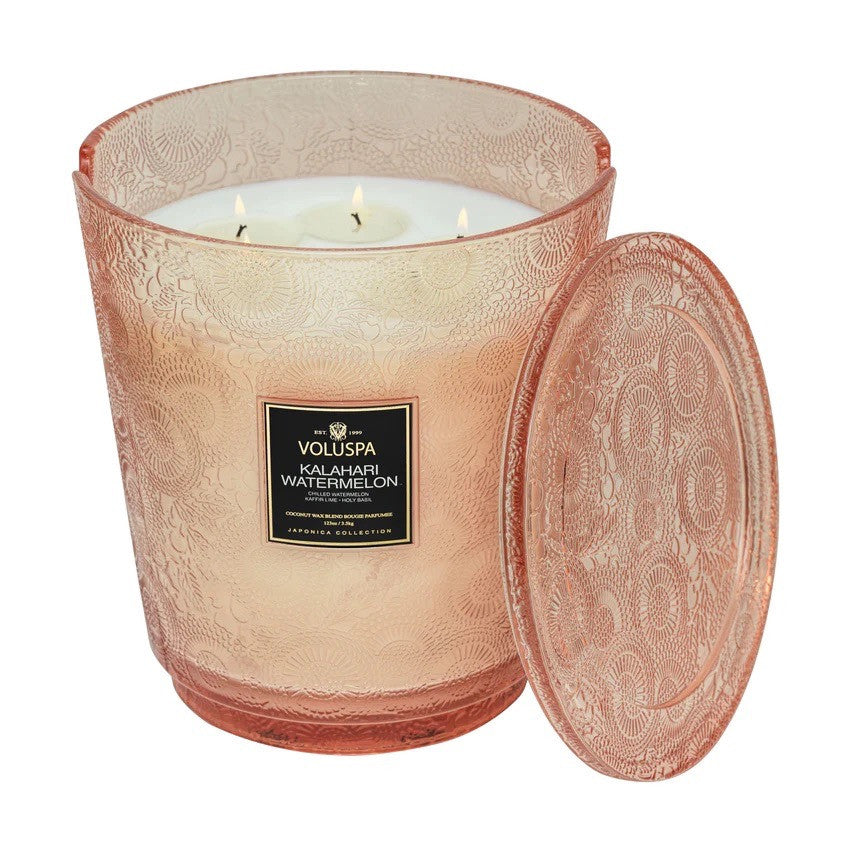 Voluspa - Kalahari Watermelon - 5-Wick Hearth Candle