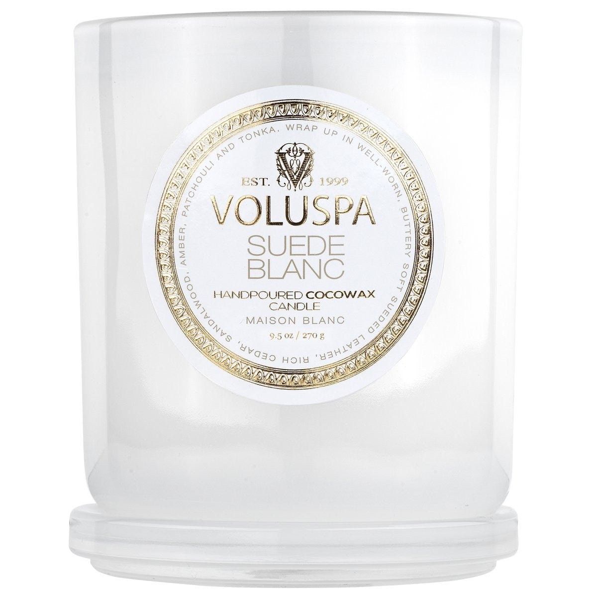 Voluspa - Suede Blanc - Classic Candle