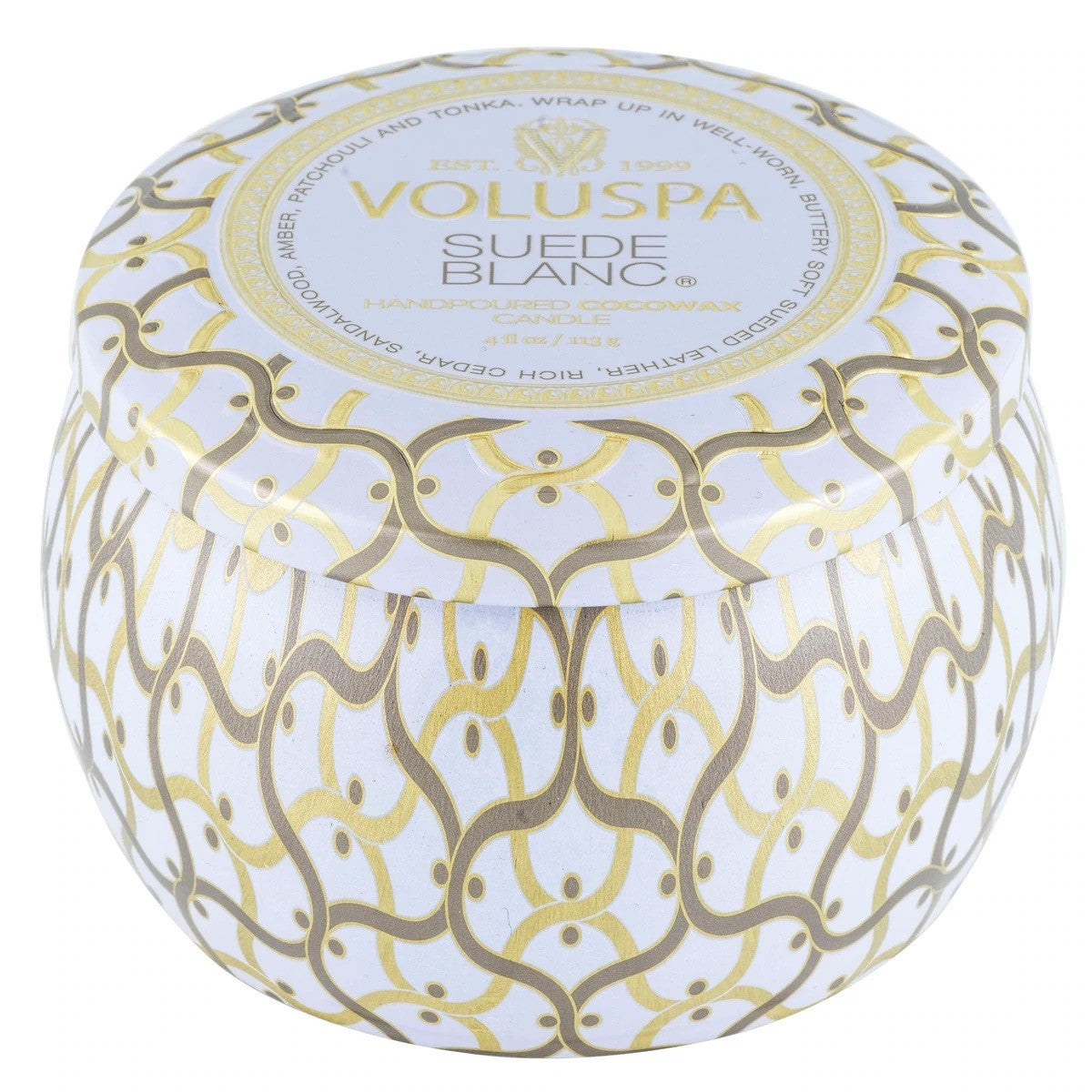 Voluspa - Suede Blanc - Mini Tin