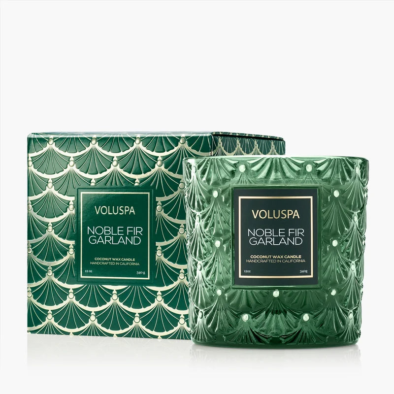 Voluspa - Noble Fir Garland - Luxe Classic Candle