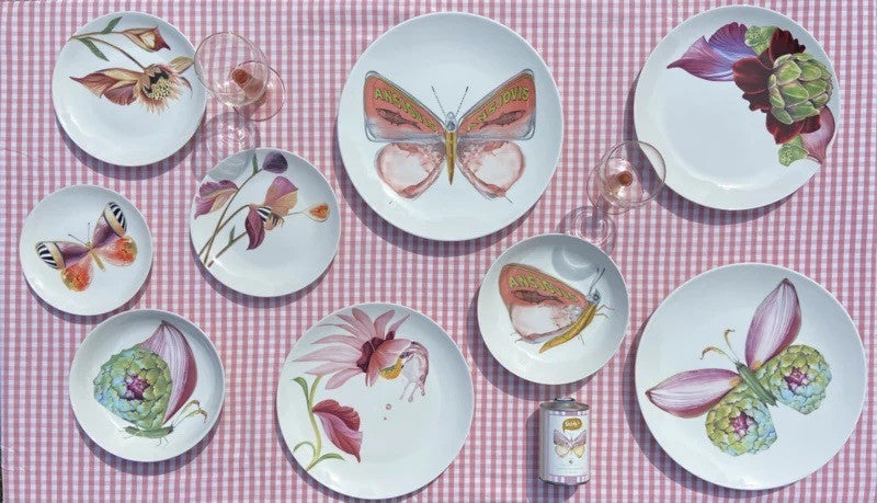 Bordy's - Botanical Wonders - Ontbijtborden - Set van 4
