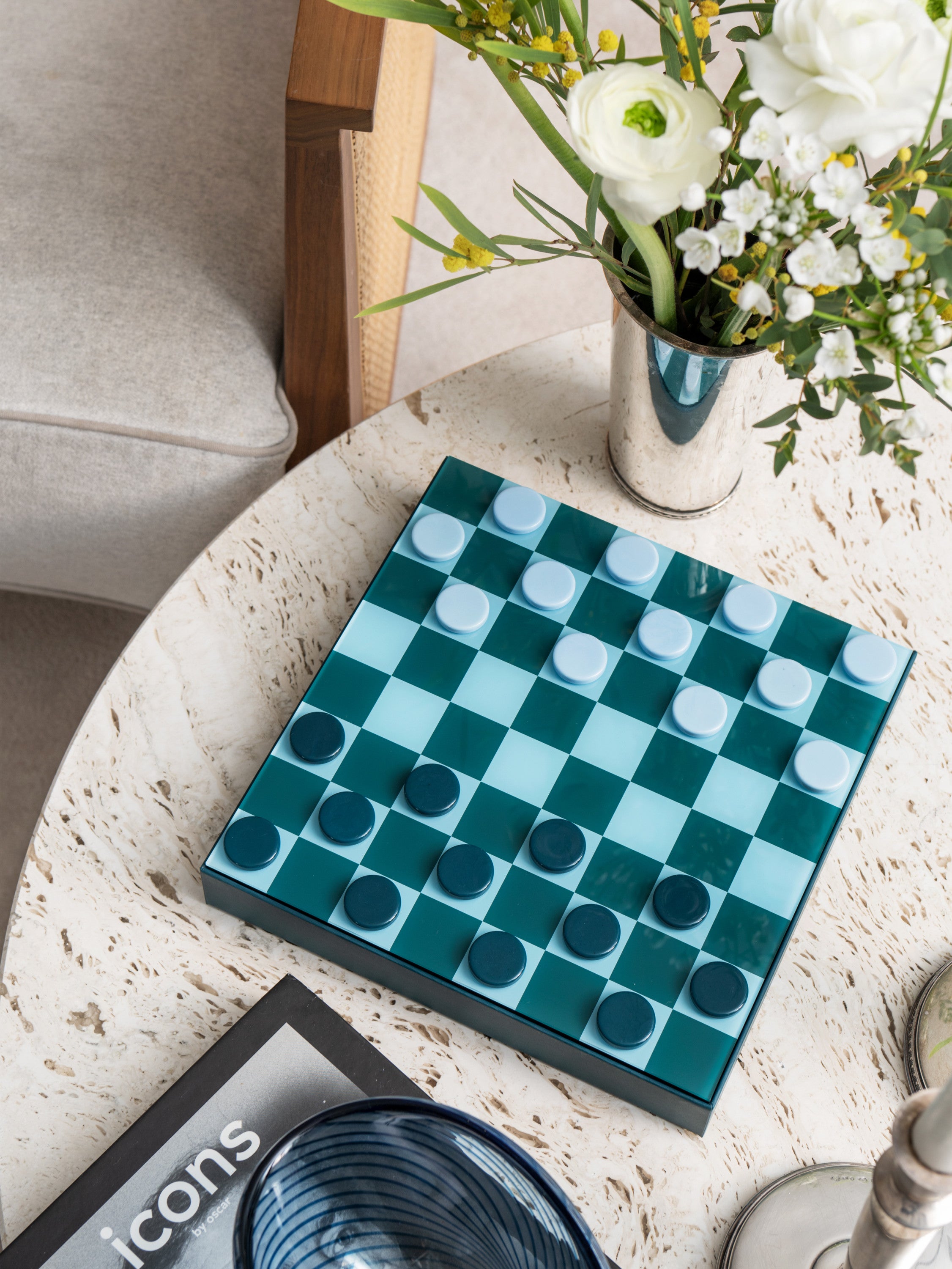 Printworks - Koffietafelboek Spel - Checkers